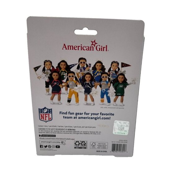 NIB American Girl 18" Doll Outfit Los Angeles Rams Fan Gear Collection NFL - Picture 2 of 7